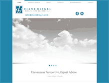 Tablet Screenshot of dianebiegel.com
